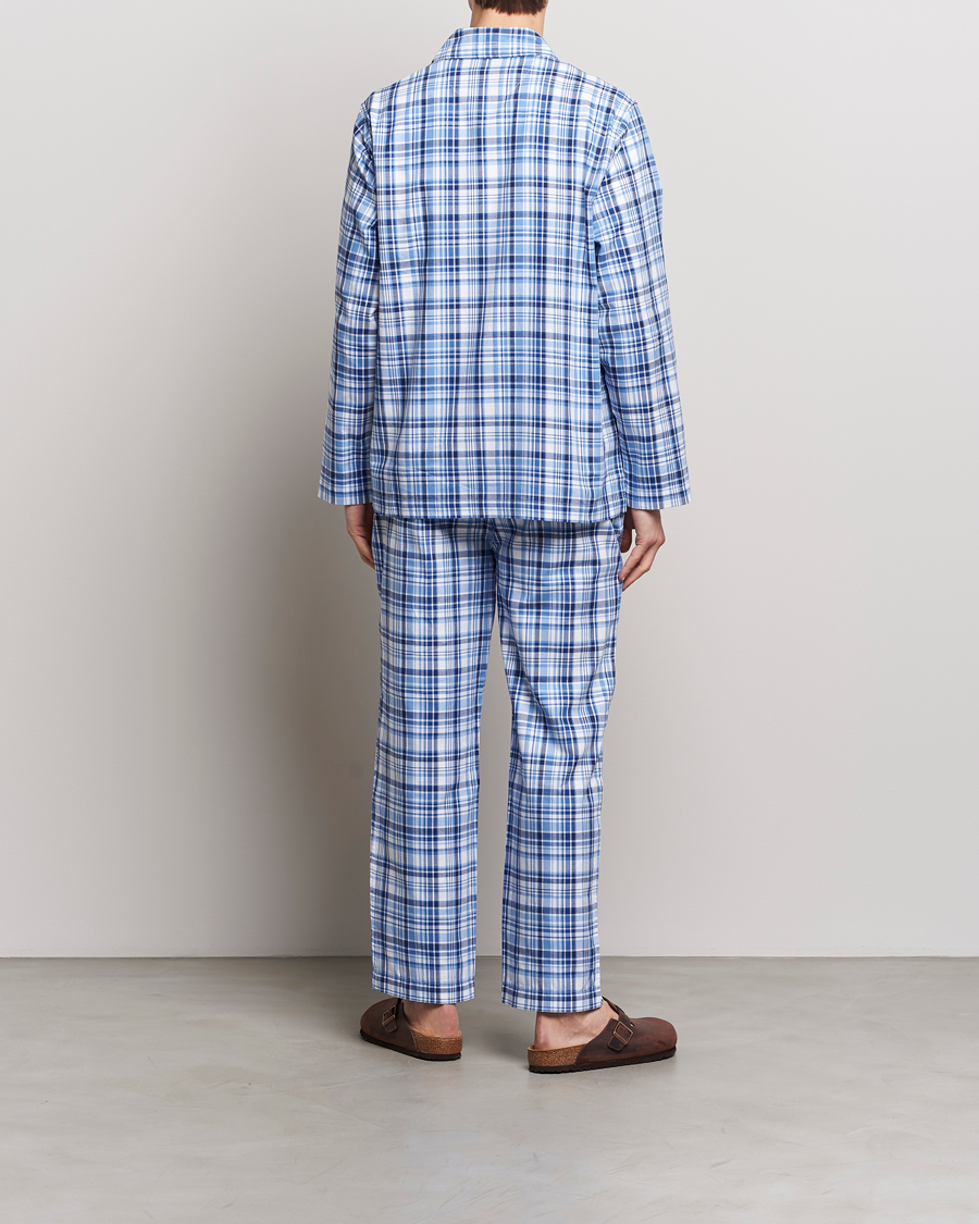 Mies | Yöpuvut ja kylpytakit | Polo Ralph Lauren | Cotton Checked Pyjama Set Blue Plaid