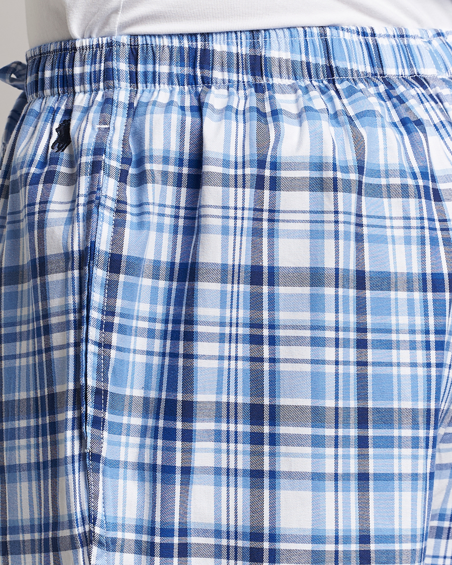 Mies | Yöpuvut ja kylpytakit | Polo Ralph Lauren | Cotton Checked Pyjama Set Blue Plaid
