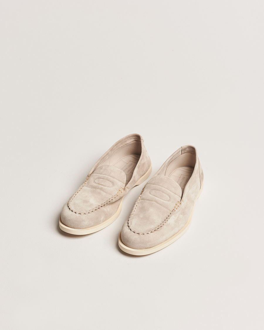 Mies |  | John Lobb | Pace Summer Loafer Sand Suede