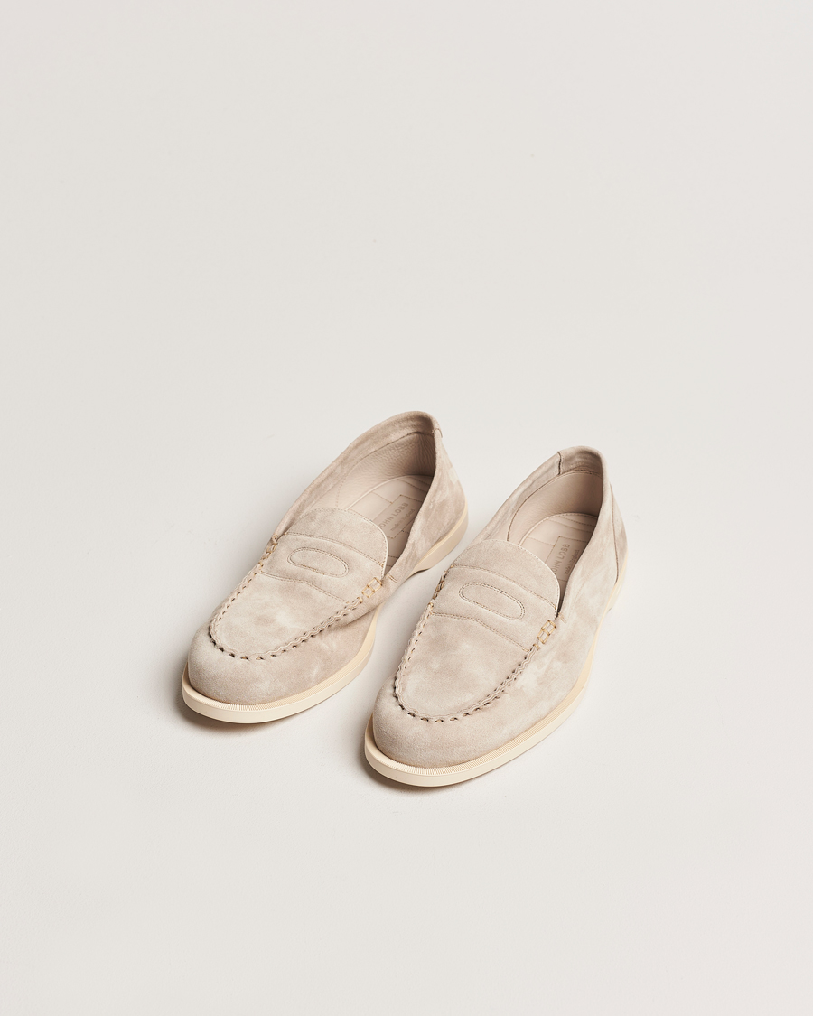 Mies | John Lobb Pace Summer Loafer Sand Suede | John Lobb | Pace Summer Loafer Sand Suede