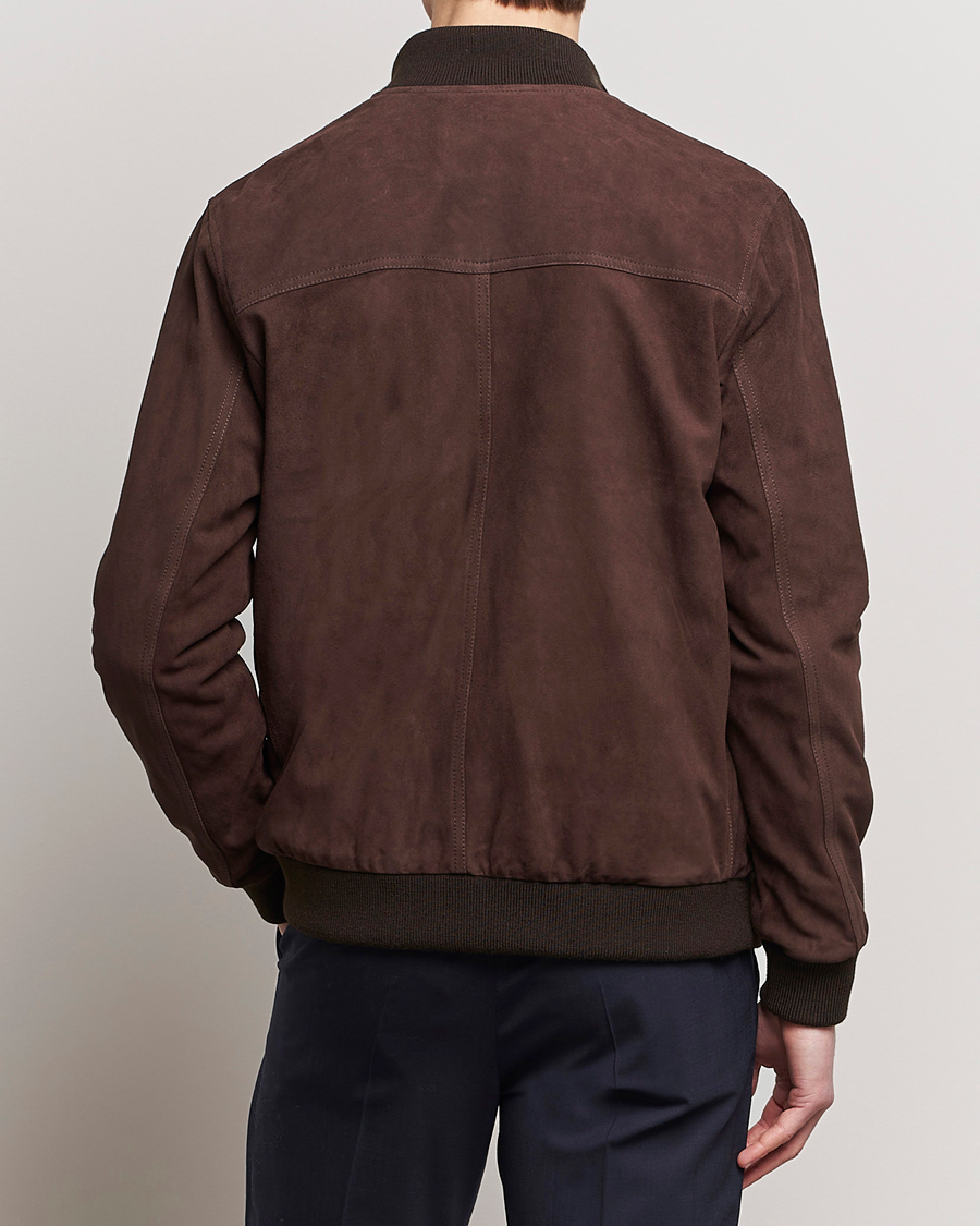 Mies | Takit | Valstar | Valstarino Suede Jacket Dark Brown