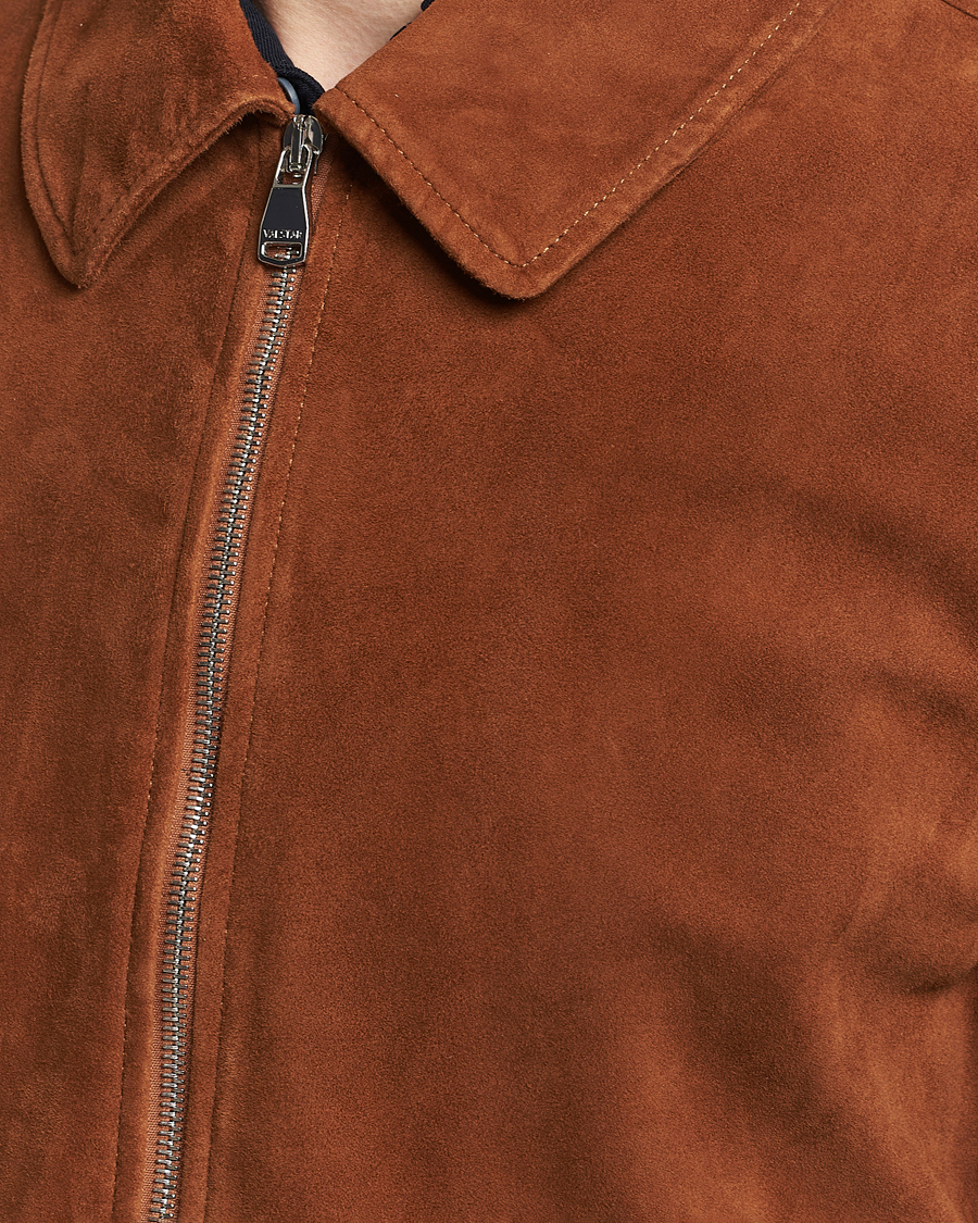 Mies | Takit | Valstar | Suede Zip Bomber Jacket Sandal