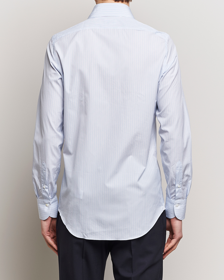Mies | Kauluspaidat | Finamore Napoli | Milano Slim Giza 170 Dress Shirt Light Blue