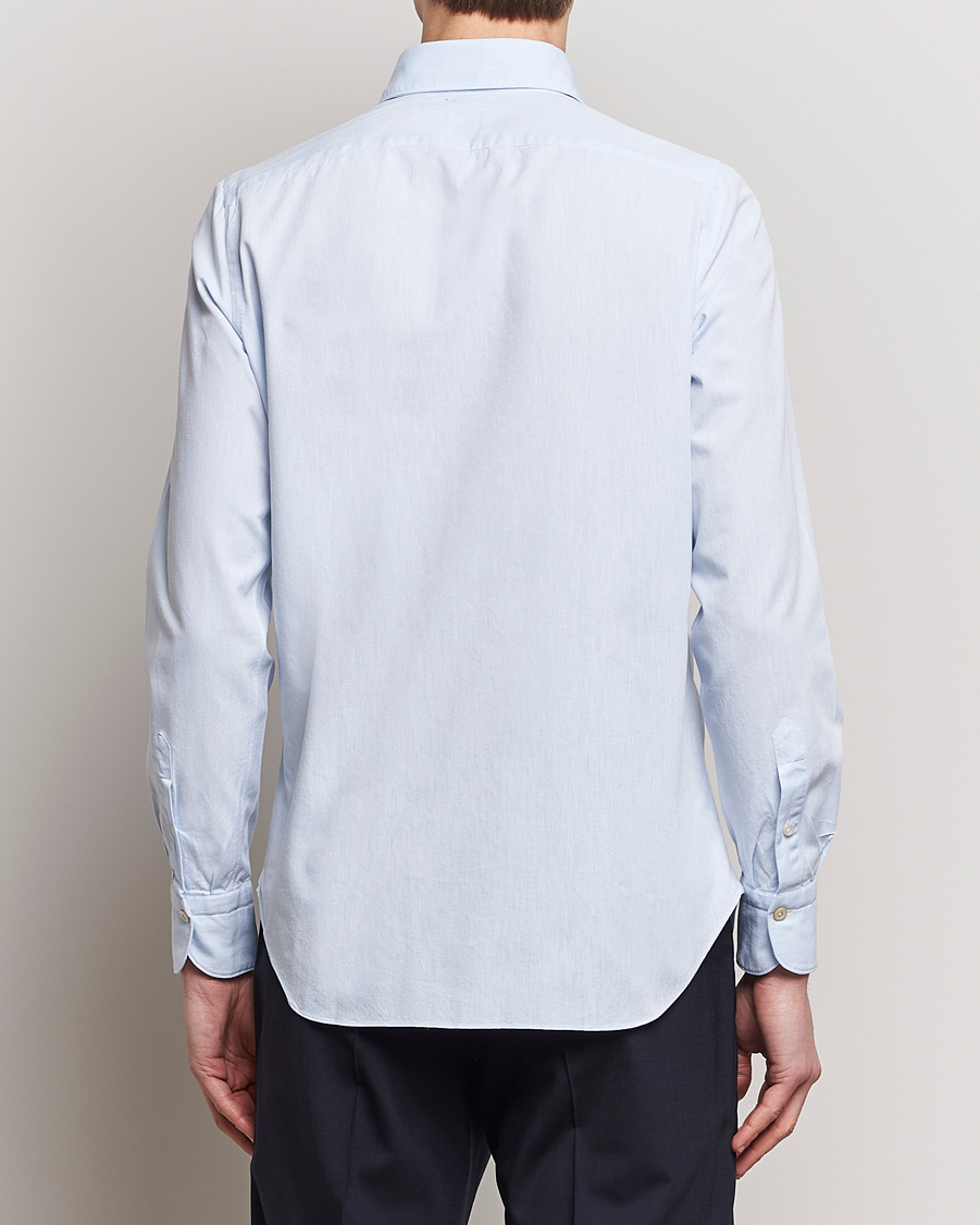 Mies | Kauluspaidat | Finamore Napoli | Gaeta Chambray Shirt Light Blue