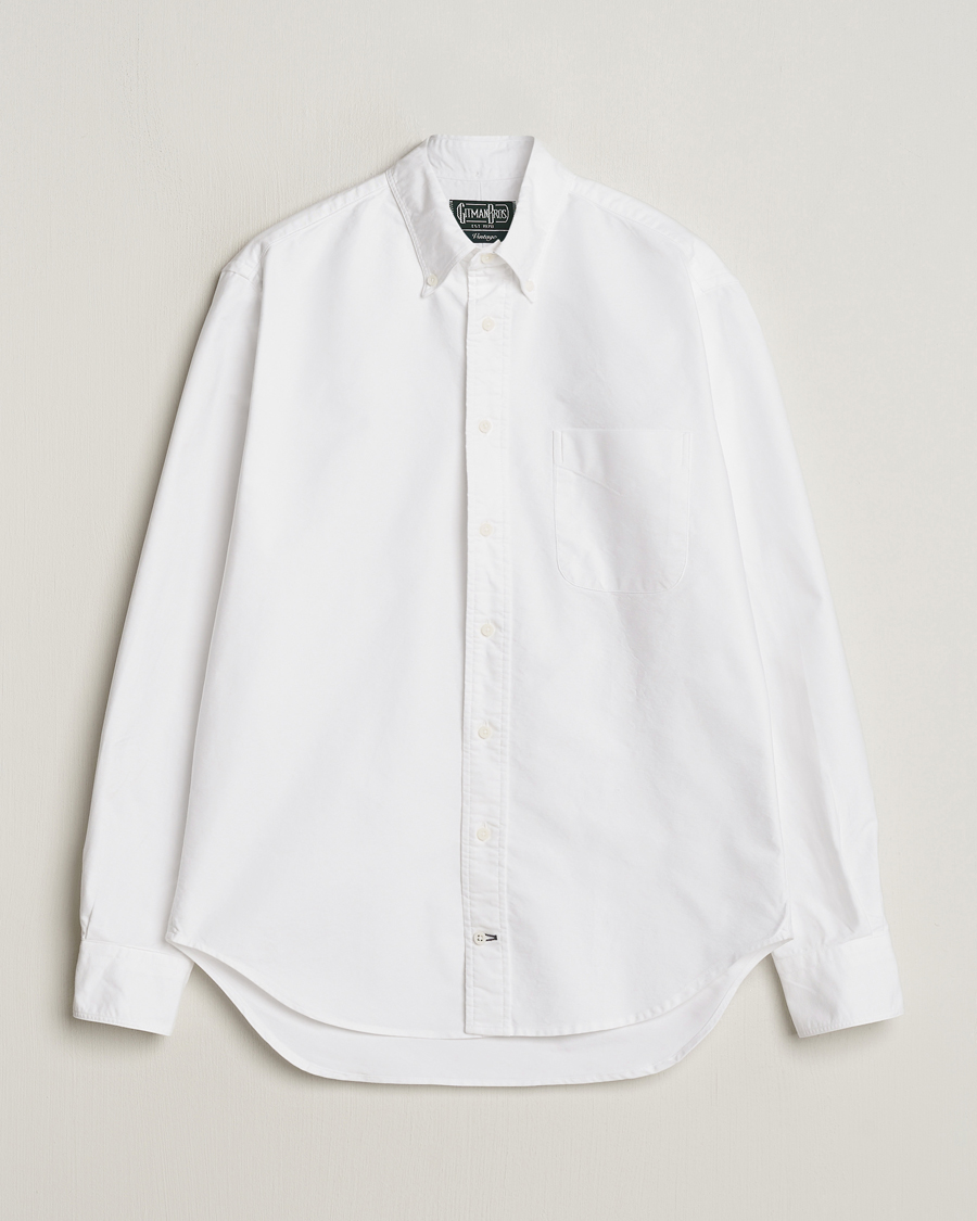 Mies | Kauluspaidat | Gitman Vintage | Button Down Oxford Shirt White