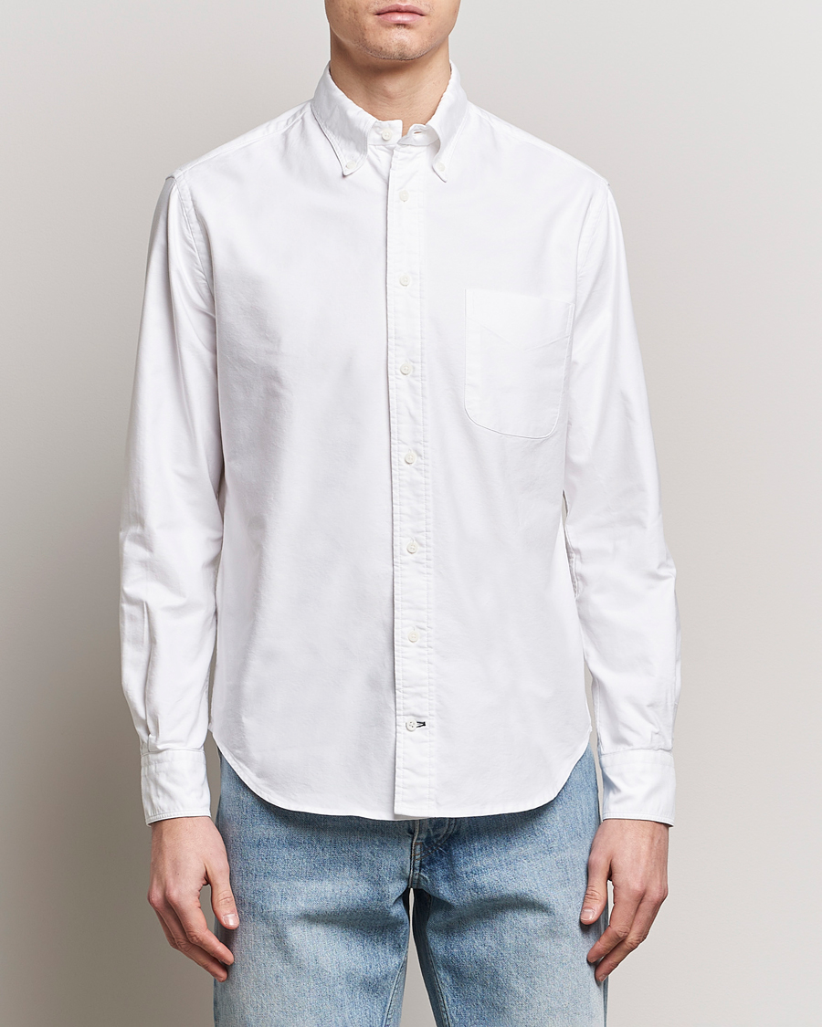 Mies | Rennot | Gitman Vintage | Button Down Oxford Shirt White