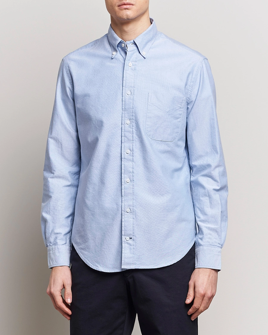 Herr |  | Gitman Vintage | Button Down Oxford Shirt Light Blue