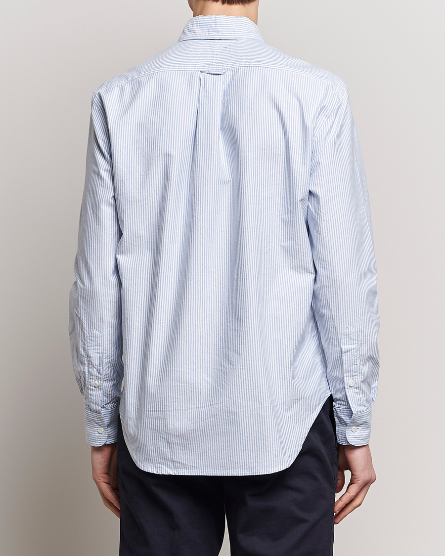 Mies | Kauluspaidat | Gitman Vintage | Button Down Oxford Shirt Blue Stripe