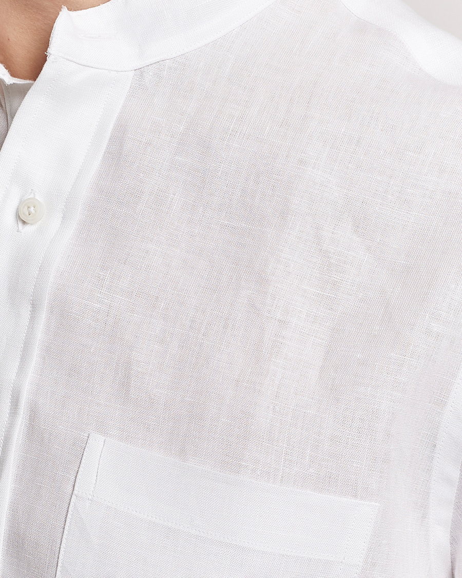 Mies | Kauluspaidat | Gitman Vintage | Linen Popover Shirt White