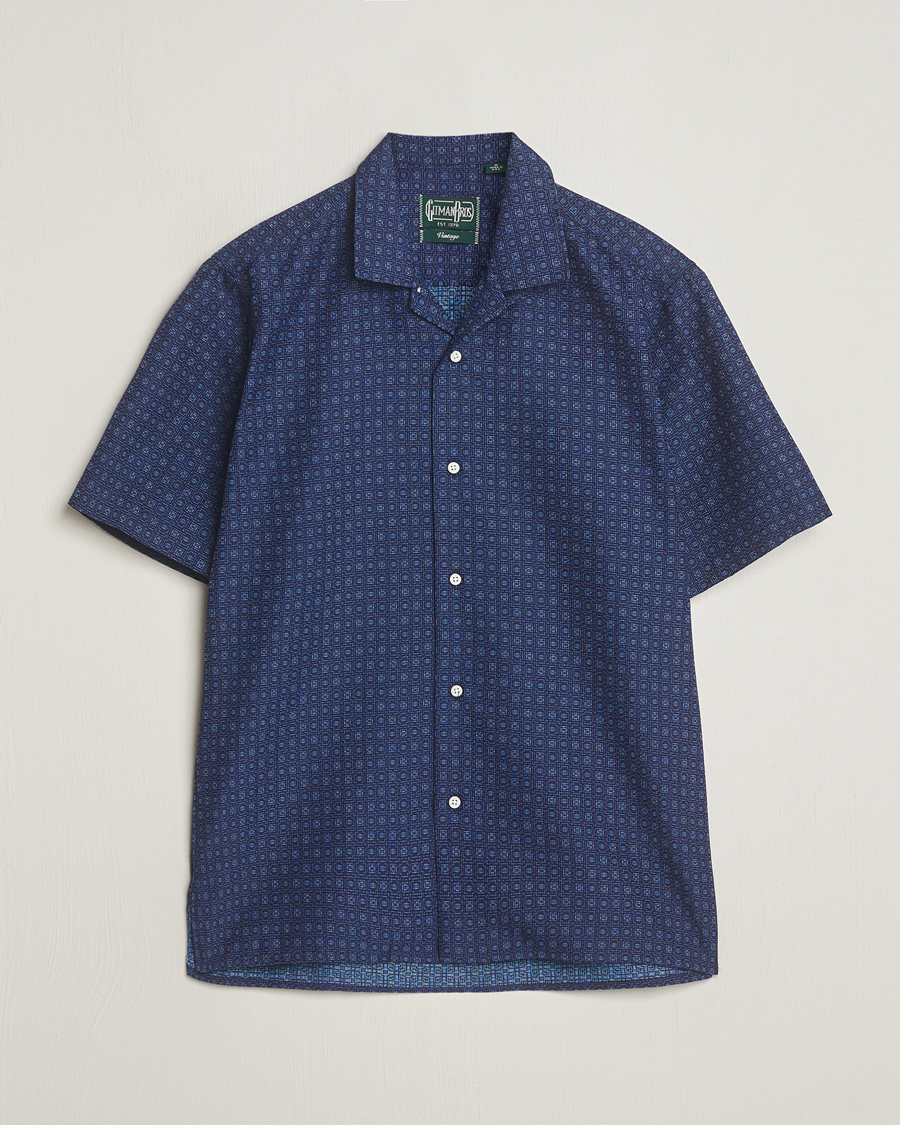 Mies | Kauluspaidat | Gitman Vintage | Japanese Dobby Camp Shirt Navy