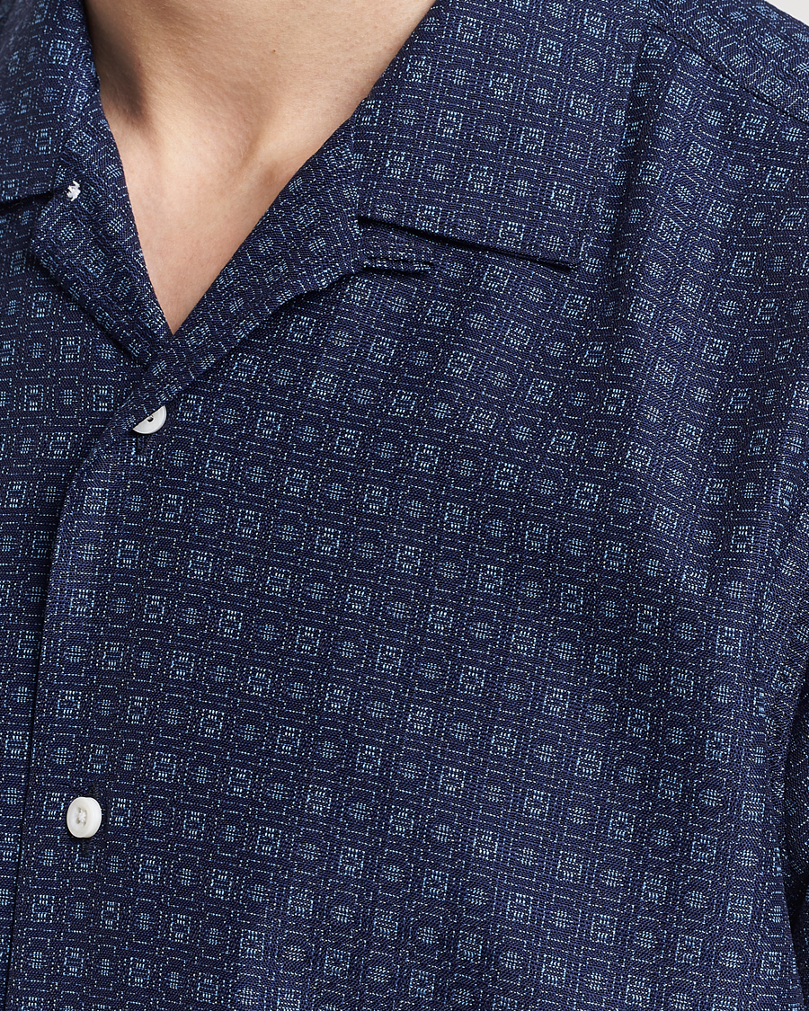 Mies | Kauluspaidat | Gitman Vintage | Japanese Dobby Camp Shirt Navy