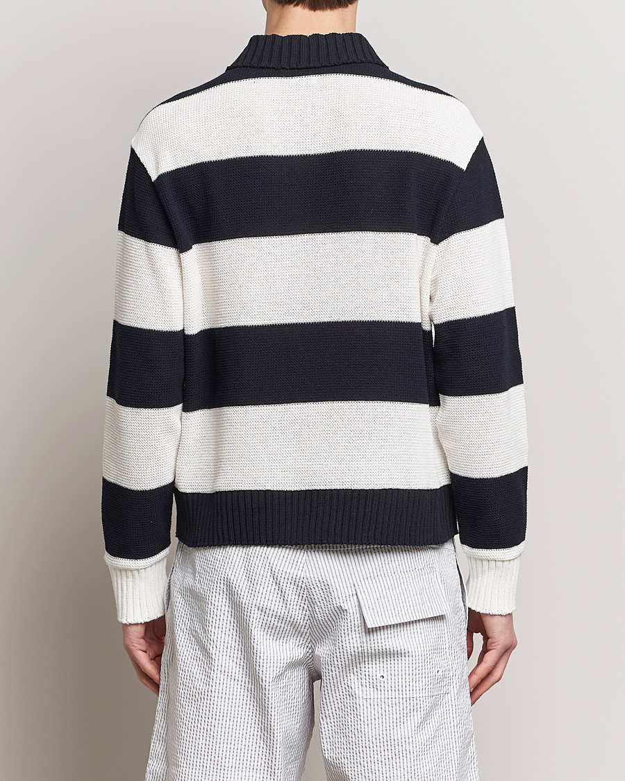 Mies | Puserot | Thom Browne | Long Sleeve Rugby White/Navy
