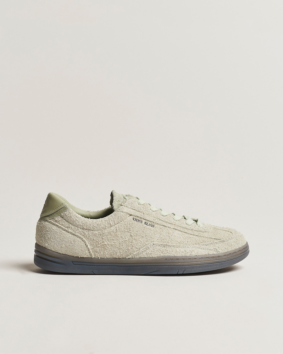 Mies | Stone Island S0101 Suede Sneakers Sage | Stone Island | S0101 Suede Sneakers Sage