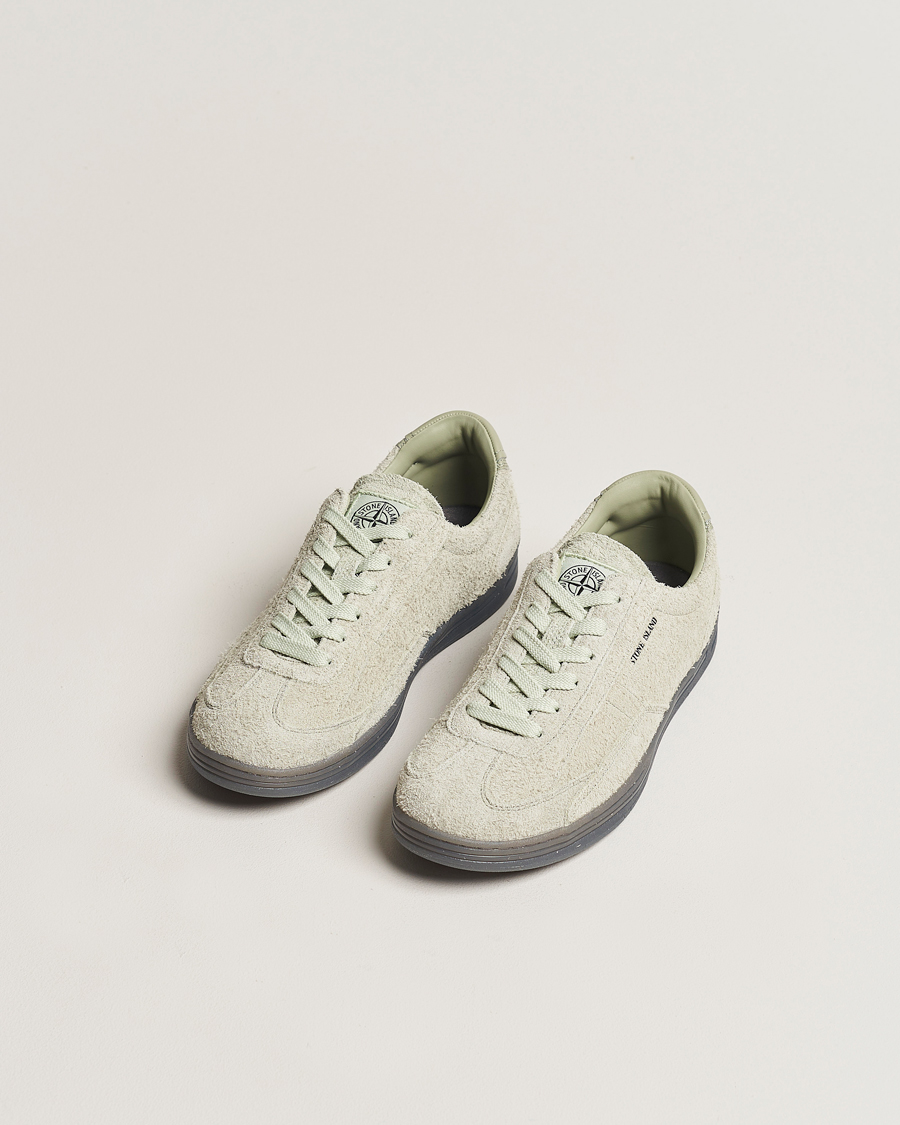 Mies |  | Stone Island | S0101  Suede Sneakers Sage