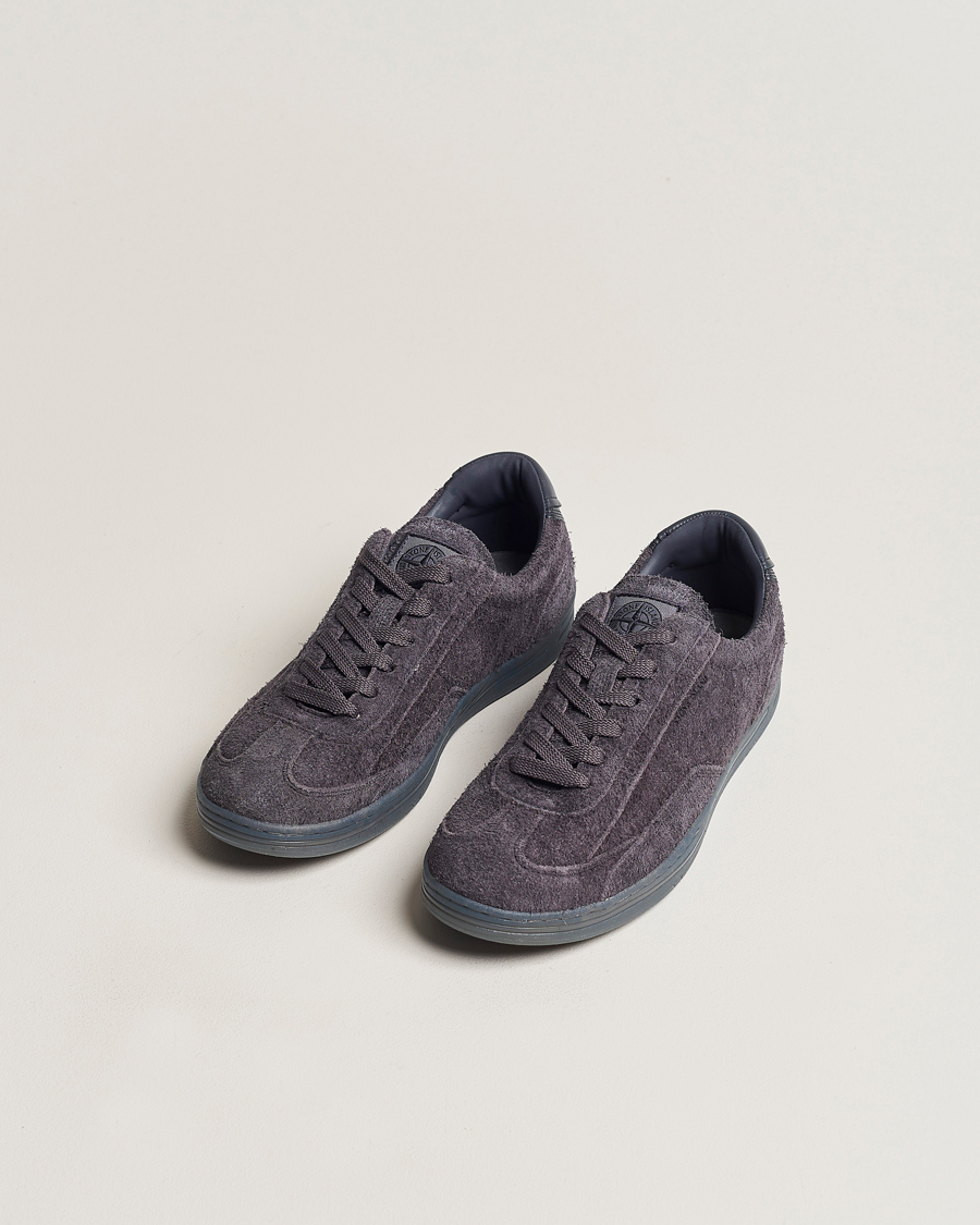 Mies | Stone Island S0101 Suede Sneakers Blue Grey | Stone Island | S0101 Suede Sneakers Blue Grey