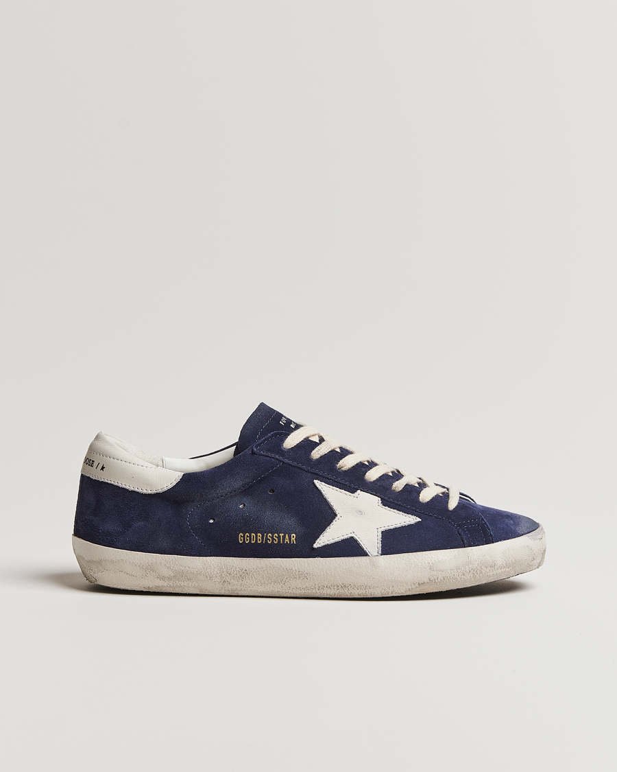 Mies | Golden Goose Deluxe Brand Super-Star Sneaker Navy/White | Golden Goose | Deluxe Brand Super-Star Sneaker Navy/White