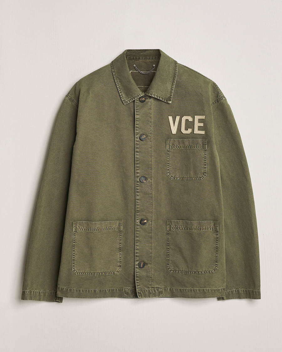 Mies | Takit | Golden Goose | Deluxe Brand Garment Dyed Work Shirt Military Green