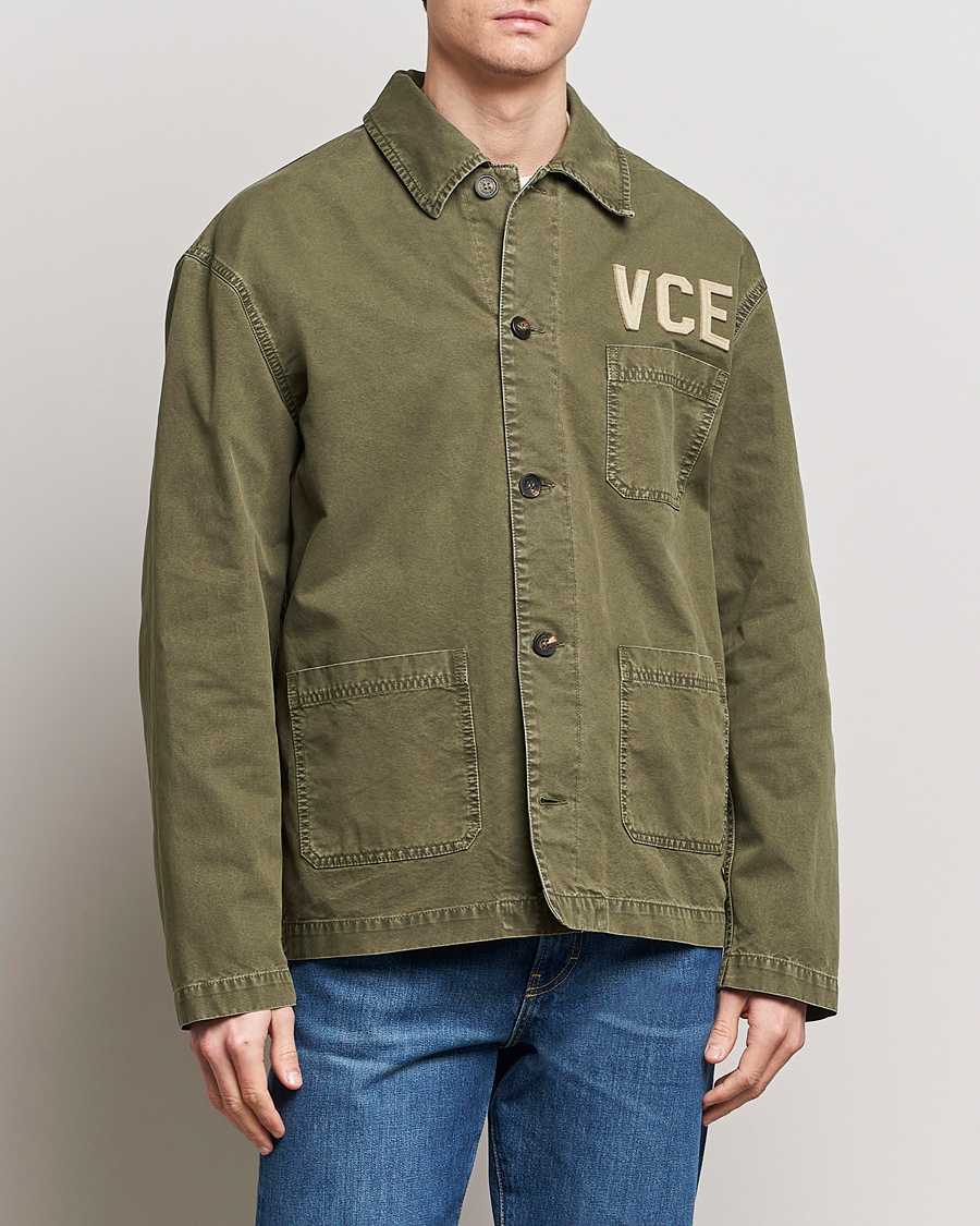 Mies | Takit | Golden Goose | Deluxe Brand Garment Dyed Work Shirt Military Green
