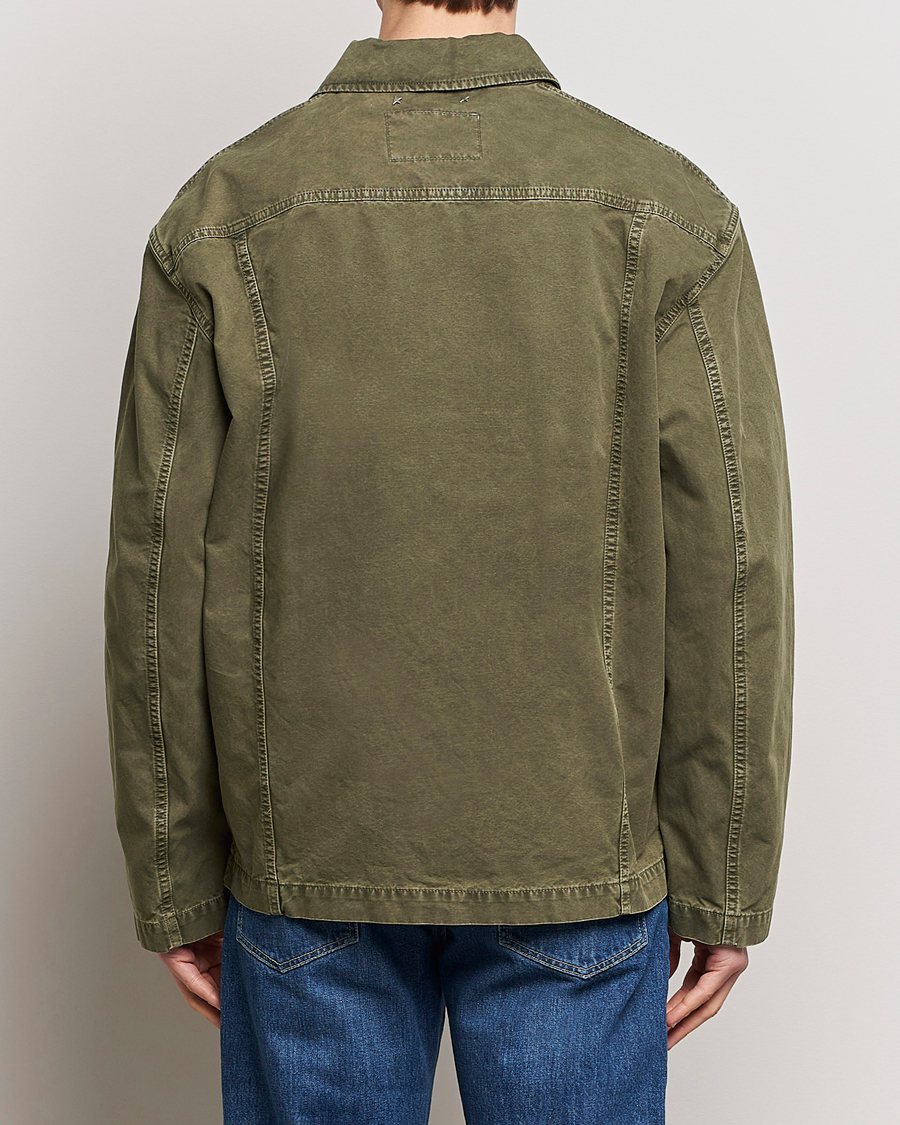 Mies | Takit | Golden Goose | Deluxe Brand Garment Dyed Work Shirt Military Green