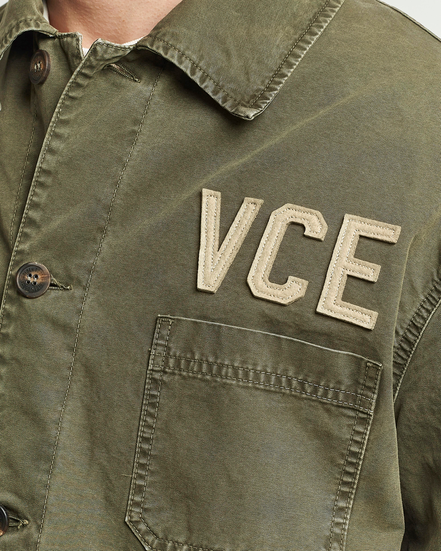 Mies | Takit | Golden Goose | Deluxe Brand Garment Dyed Work Shirt Military Green