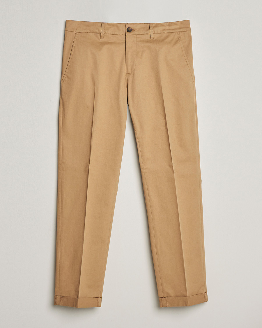 Mies | Housut | Golden Goose | Deluxe Brand Comfort Cotton Chinos Beige