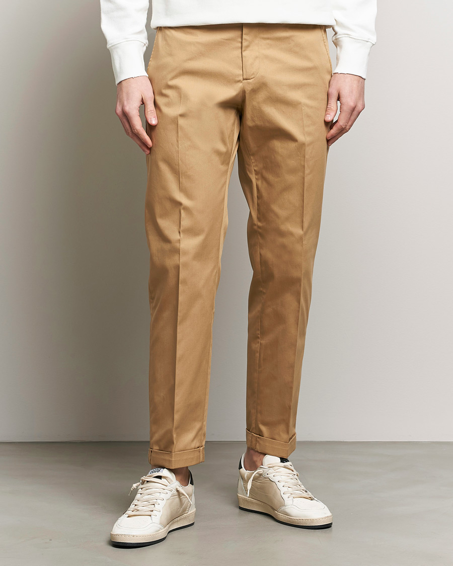 Mies | Housut | Golden Goose | Deluxe Brand Comfort Cotton Chinos Beige