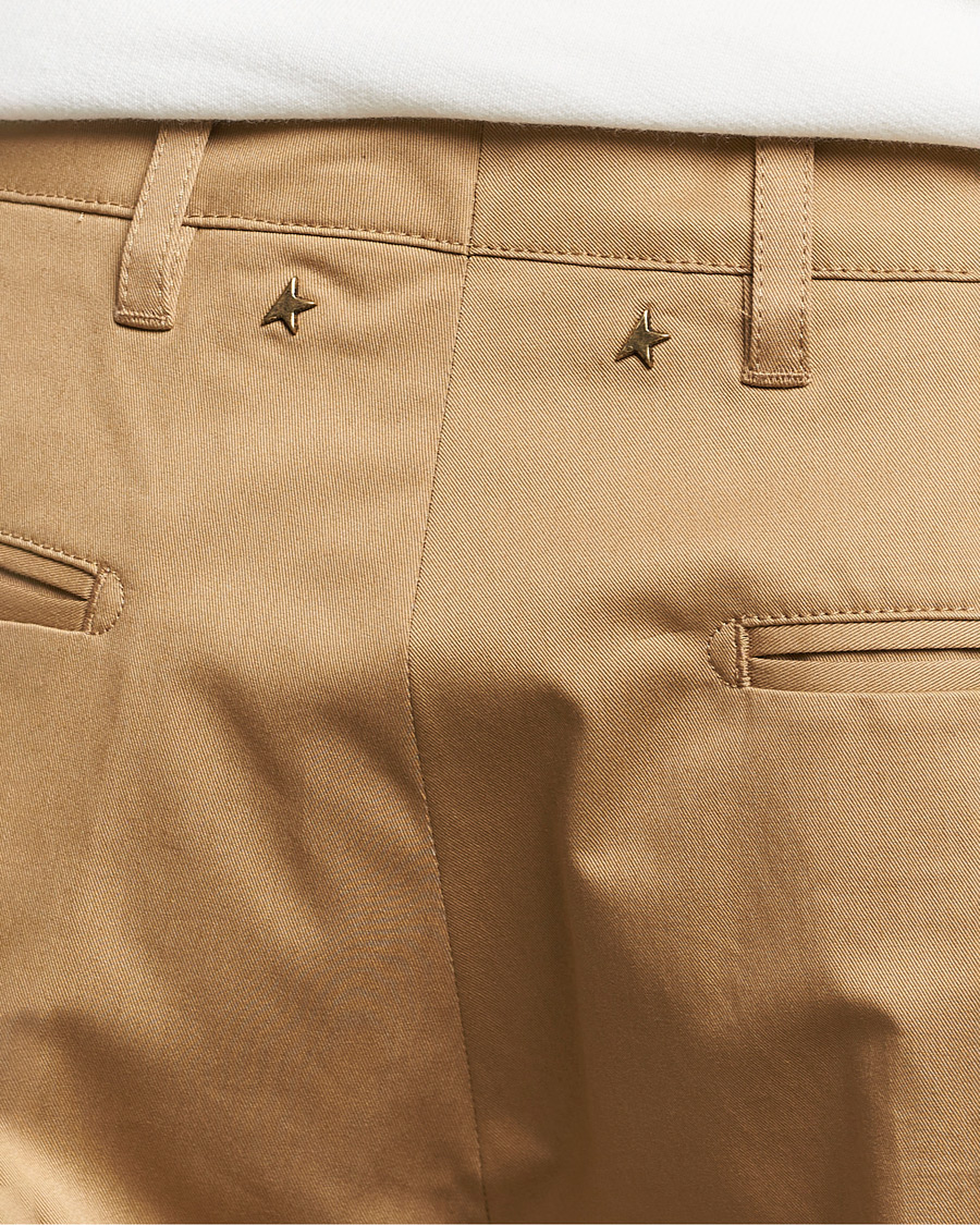 Mies | Housut | Golden Goose | Deluxe Brand Comfort Cotton Chinos Beige