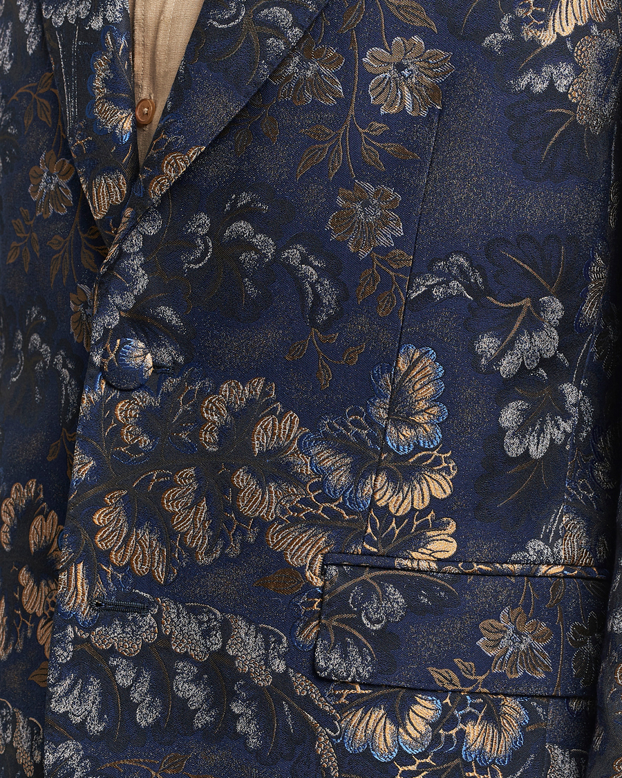 Mies | Pikkutakit | Etro | Floral Jacquard Evening Jacket Navy