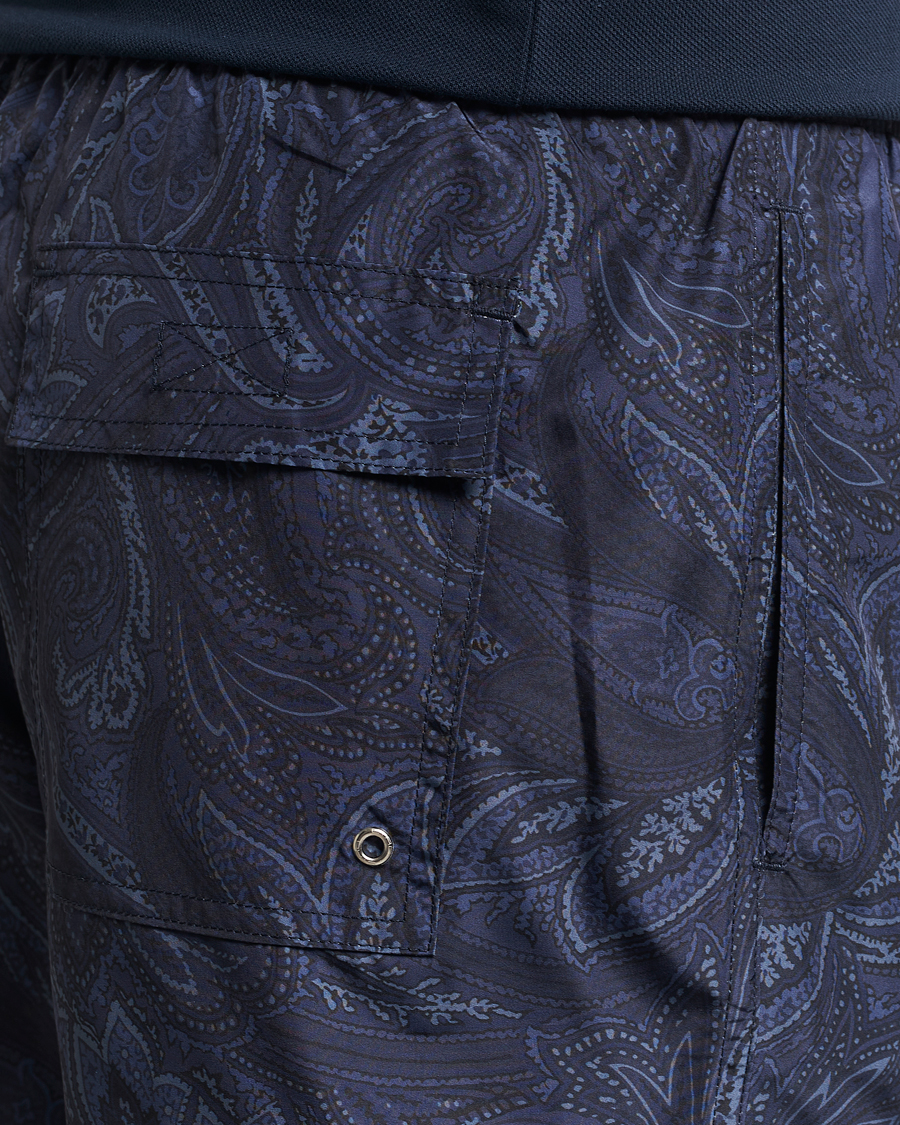 Mies | Uimahousut | Etro | Tonal Paisley Swim Shorts Blue