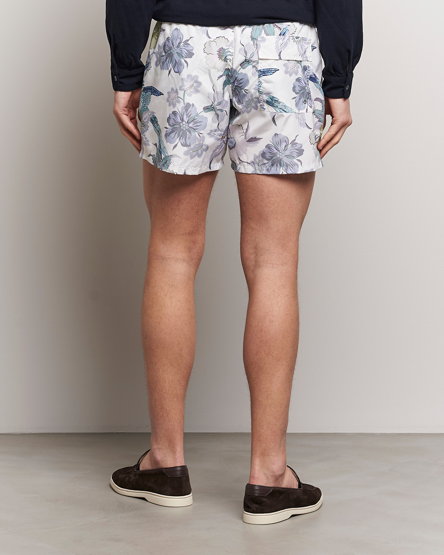Mies | Uimahousut | Etro | Floral Printed Swim Shorts Light Grey