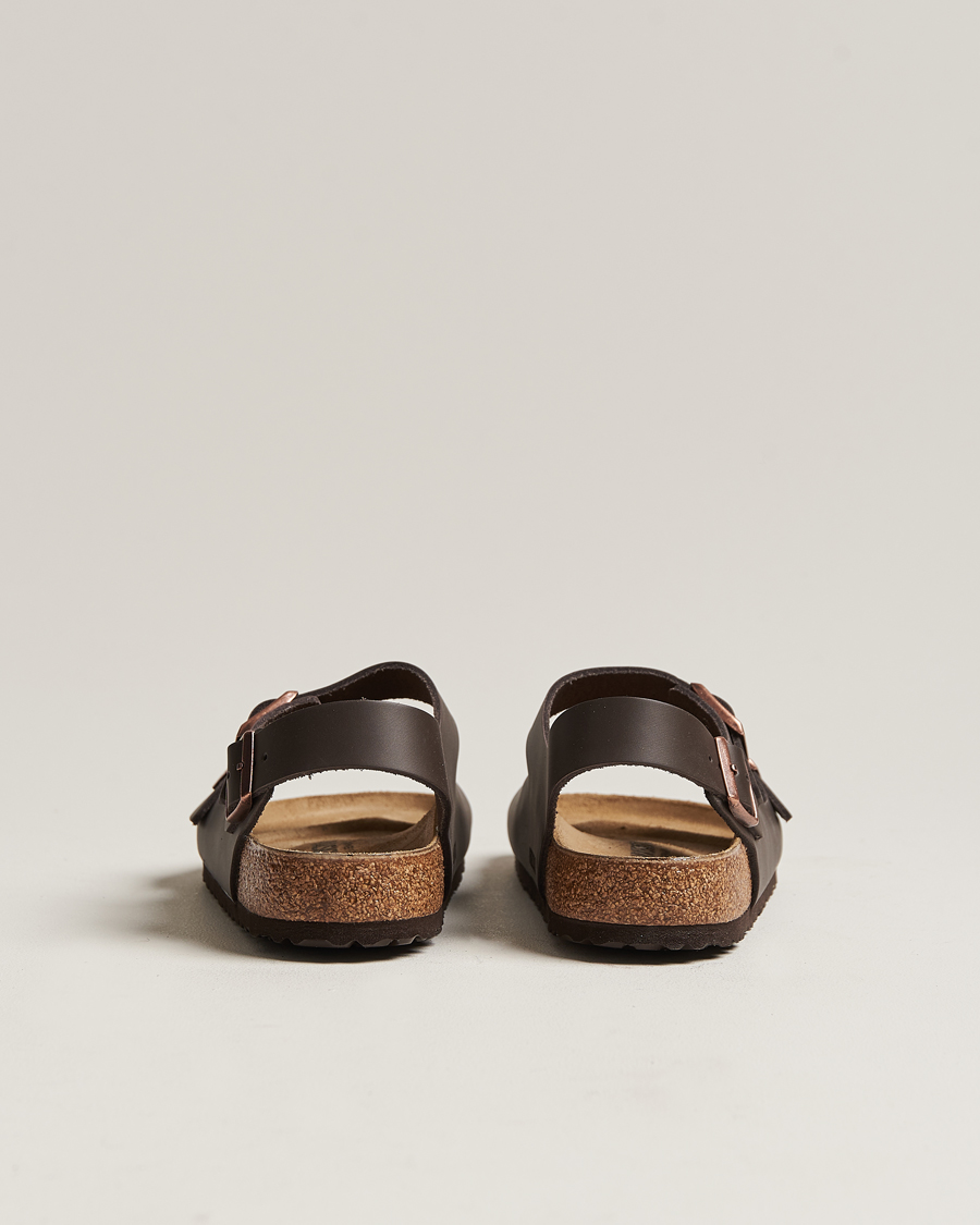 Mies | Sandaalit ja tohvelit | BIRKENSTOCK | Milano Classic Footbed Dark Brown Leather