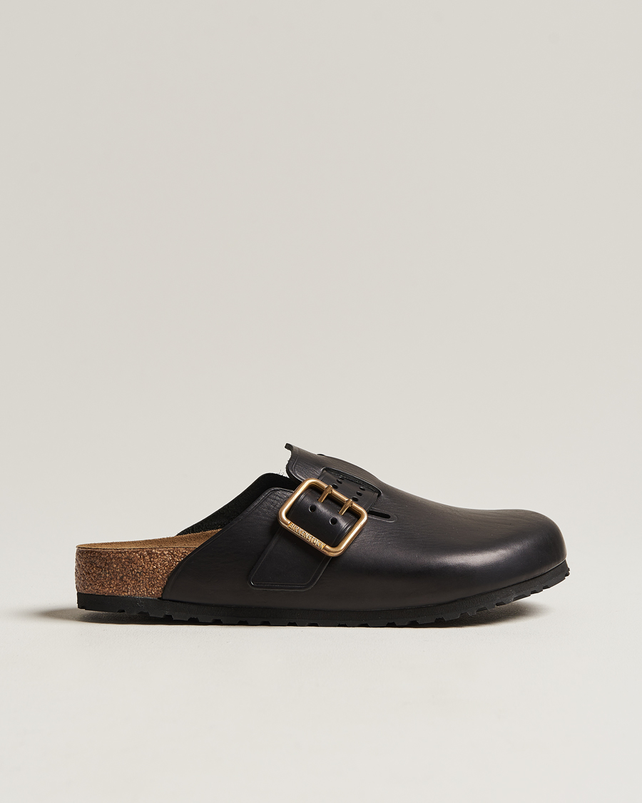 Mies | BIRKENSTOCK Boston Bold Black Leather | BIRKENSTOCK | Boston Bold Black Leather