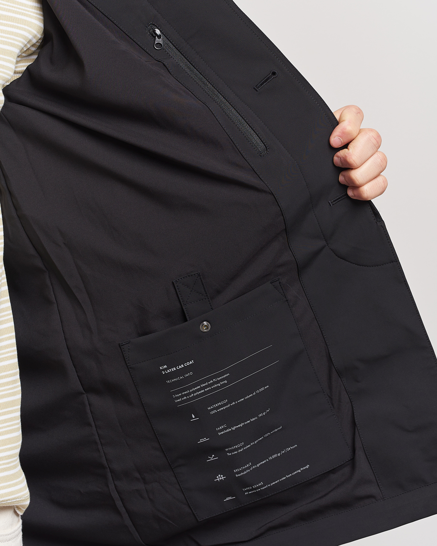 Mies | Takit | NN07 | Kim Waterproof Car Coat Black