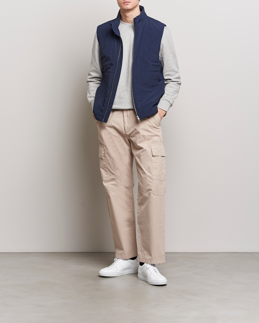 Mies | Takit | NN07 | Zack Recycled Vest Navy Blue