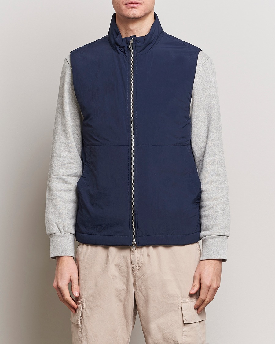 Mies | Takit | NN07 | Zack Recycled Vest Navy Blue