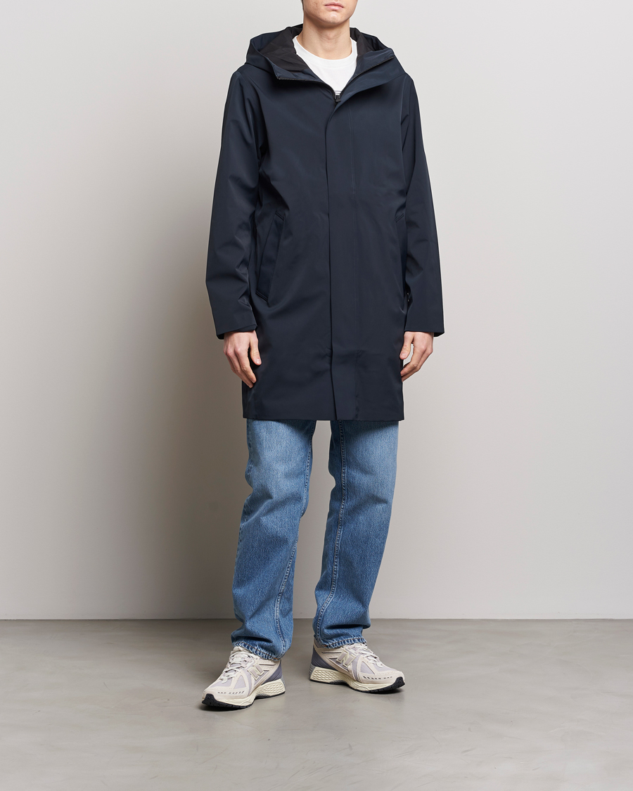 Mies | Takit | NN07 | Knox Hooded Coat Navy Blue