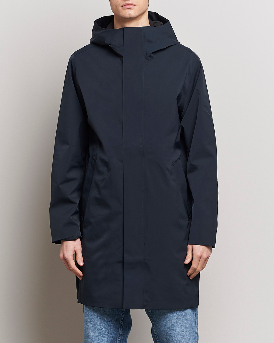 Mies | Takit | NN07 | Knox Hooded Coat Navy Blue