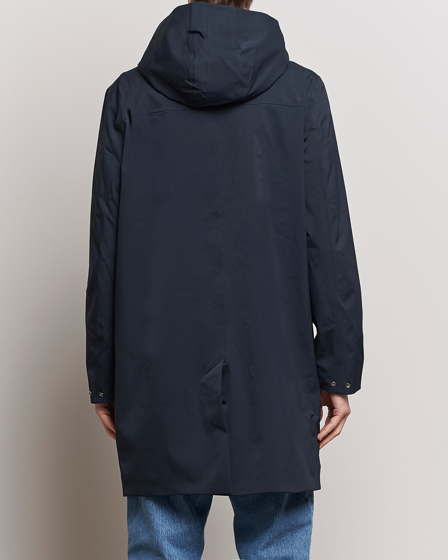 Mies | Takit | NN07 | Knox Hooded Coat Navy Blue