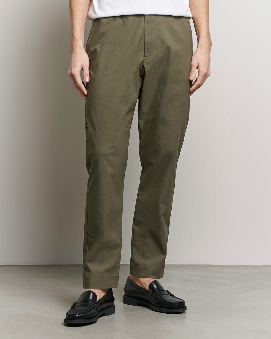 Mies | Housut | NN07 | Billie Drawstring Pants Capers Green