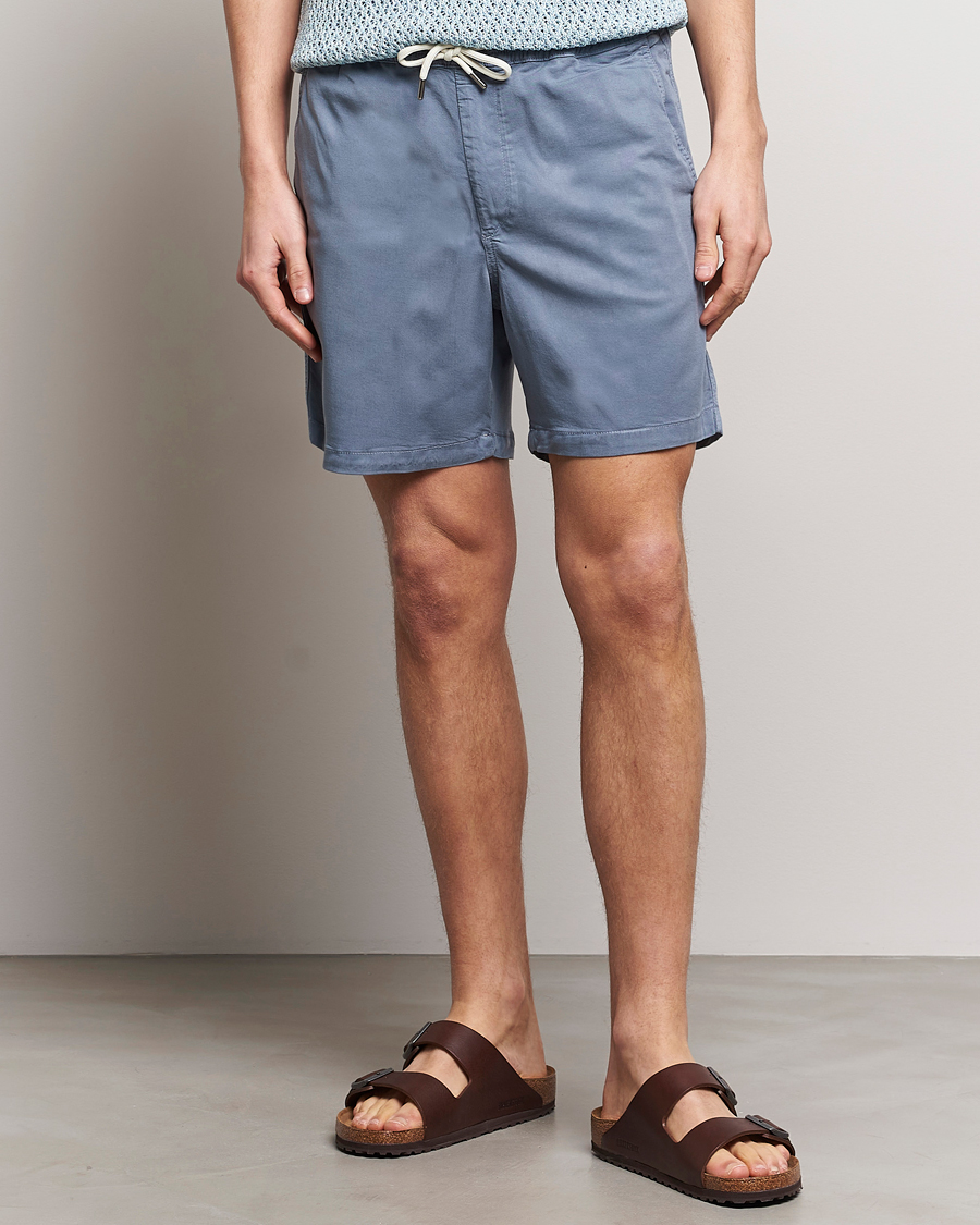 Mies | Shortsit | NN07 | Gregor Tencel Drawstring Shorts Swedish Blue