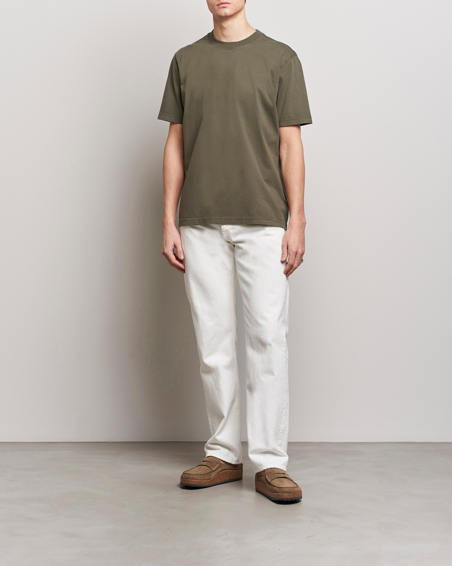 Mies | T-paidat | NN07 | Adam Pima Crew Neck T-Shirt Capers Green