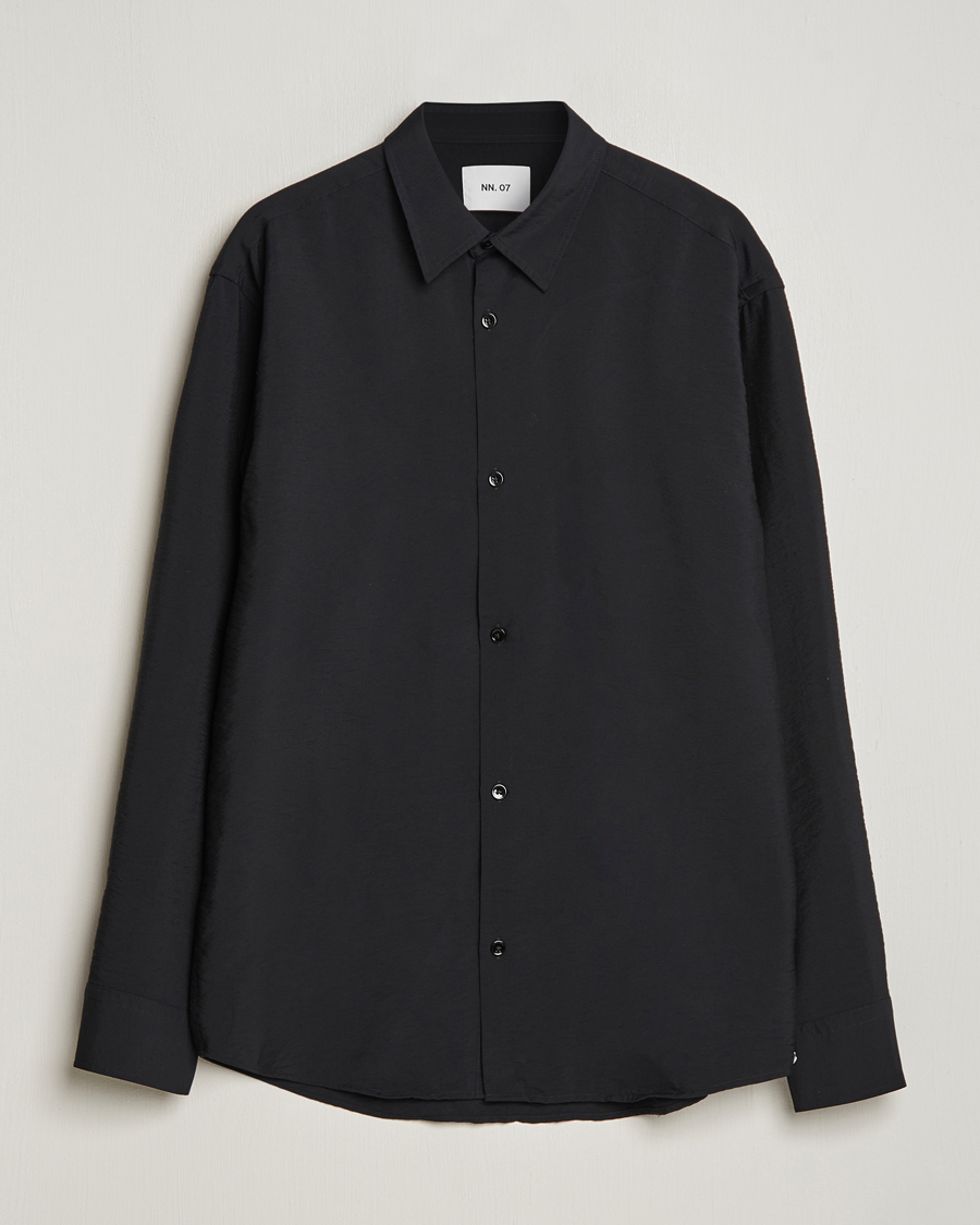 Mies | Kauluspaidat | NN07 | Freddy Structured Shirt Black