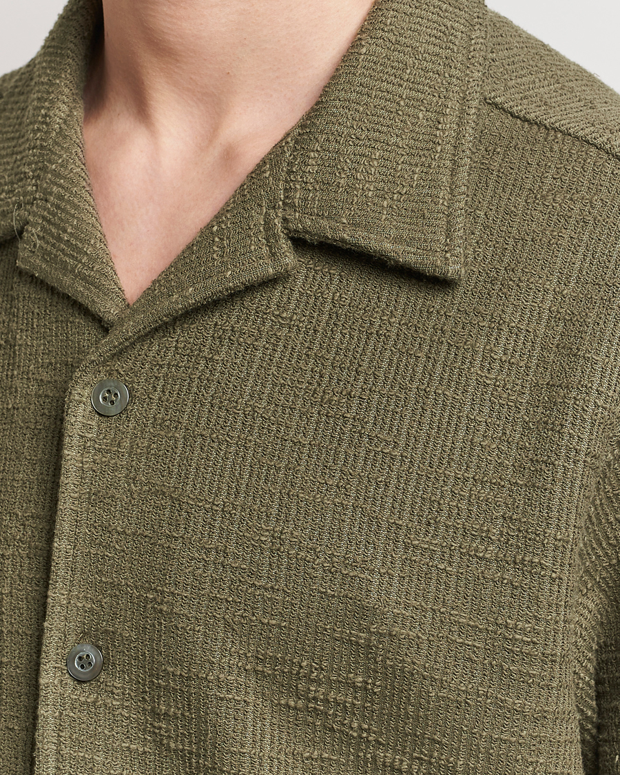 Mies | Kauluspaidat | NN07 | Julio Short Sleeve Shirt Capers Green