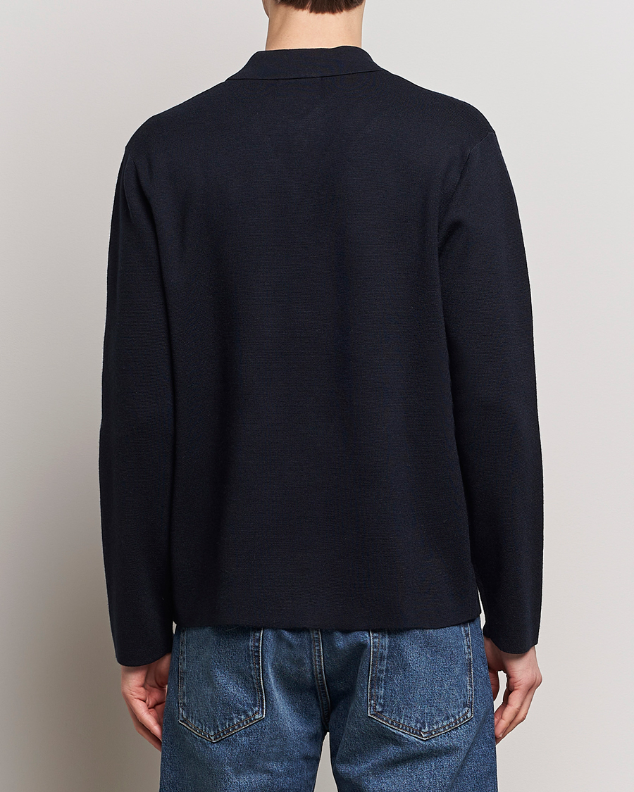 Mies | Puserot | NN07 | Jonas Cotton/Modal Cardigan Navy Blue