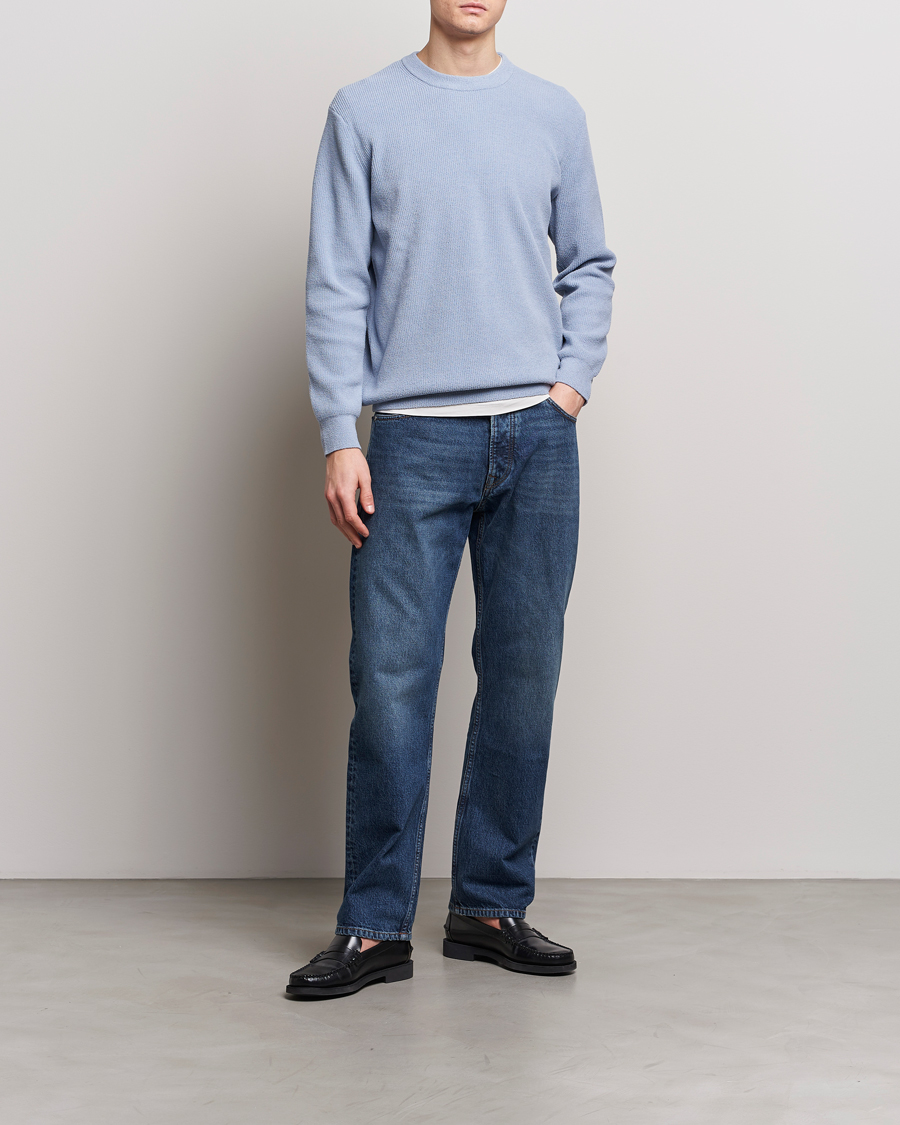 Mies | Puserot | NN07 | Danny Knitted Sweater Ashley Blue