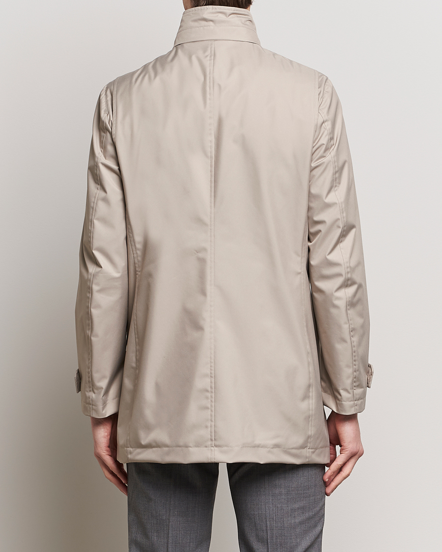 Mies | Takit | MooRER | Waterproof Car Coat Light Grey