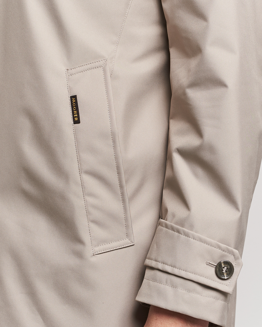 Mies | Takit | MooRER | Waterproof Car Coat Light Grey