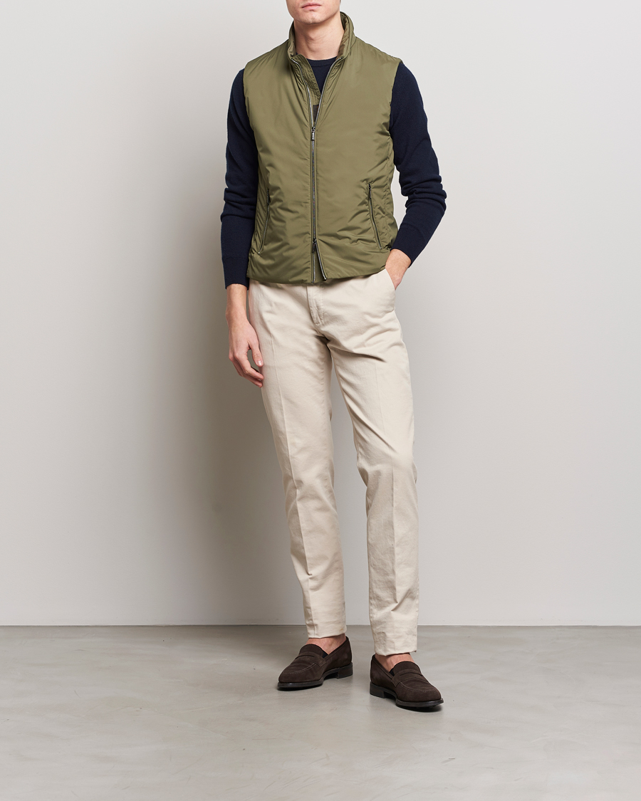 Mies | Takit | MooRER | Senio Padded Vest Green