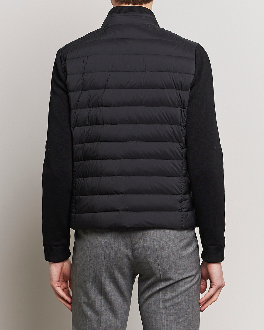 Mies | Takit | MooRER | Hybrid Padded Jacket Black