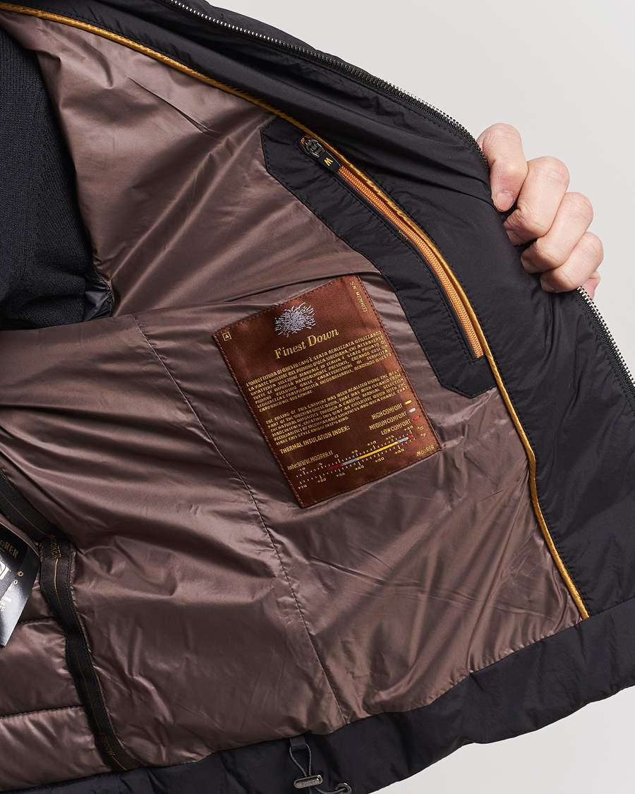 Mies | Takit | MooRER | Hybrid Padded Jacket Black